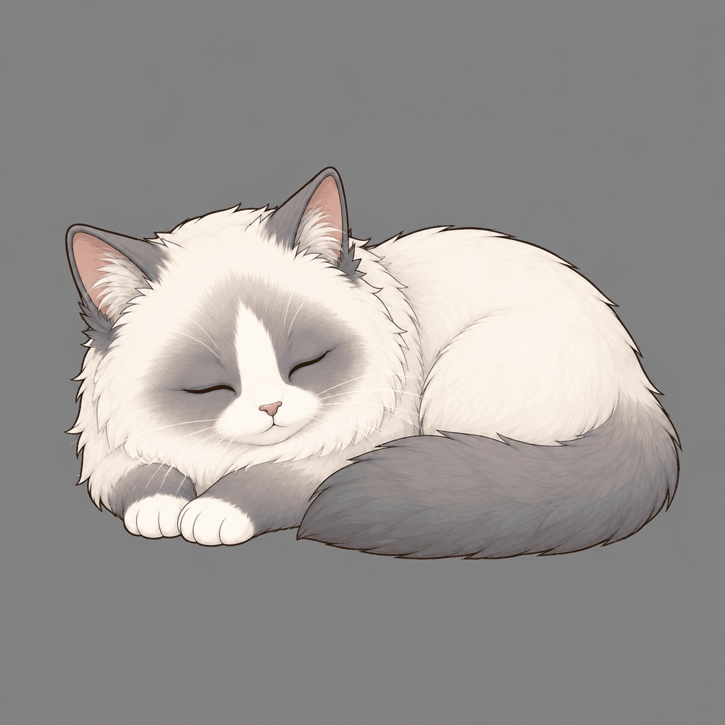 Mochi sleeping
